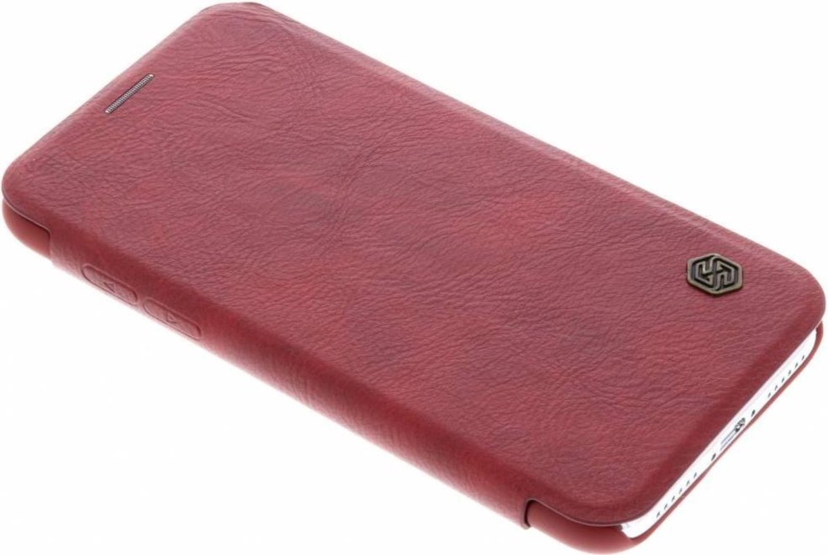 Nillkin Qin leren hoesje iPhone X / XS rood