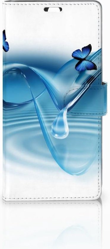 kloof Nauwkeurig tijger Smartphone Hoesje Sony Xperia C5 Ultra Wallet Book Case Hoesje Vlinders Met  Opbergvakjes | bol.com