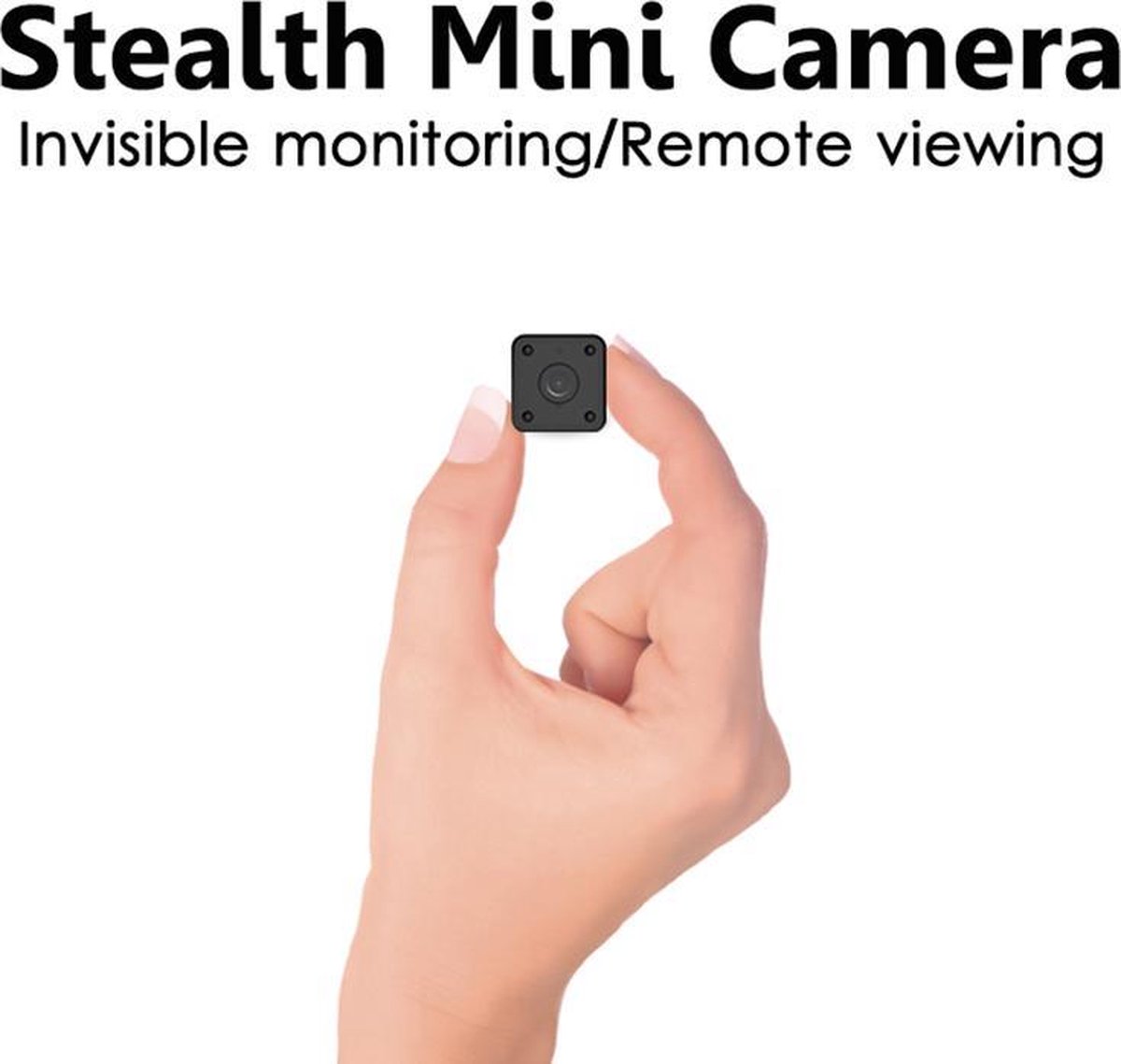 HD WIFI Mini IP camera met ingebouwde batterij - nachtzicht | bol.com