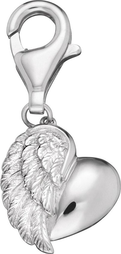 Engelsrufer - ERC-HEARTWING - Charm coeur aile argent