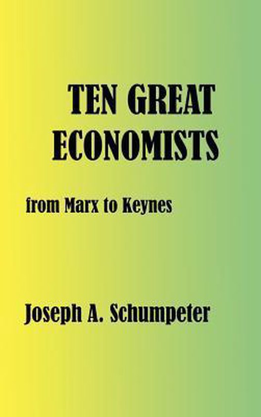 Ten Great Economists - cover