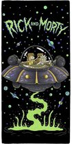 Rick and Morty Towel UFO Spaceship - Strandlaken - 70 x 140 cm - Multi