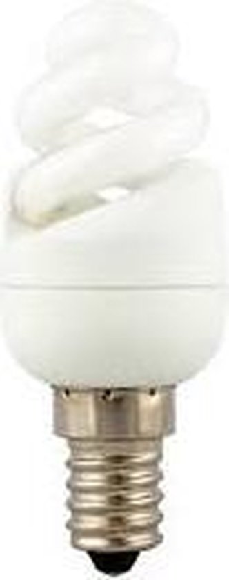 Calex spaarlamp mini spiraal 240 volt 5 watt T2 E14 2700k | bol.com