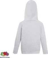 Fruit of the Loom Kids hoodie - Maat 152 - Kleur Heather Grey
