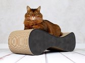 Cat-On® kartonnen krabmeubel LE VER M - 013 zwart