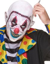 PARTYTIME - Gehechte schedel clownsmasker voor volwassenen