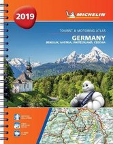 Germany, Benelux, Austria, Switzerland, Czechia 2019 - Tourist and Motoring Atlas (A4-Spirale)