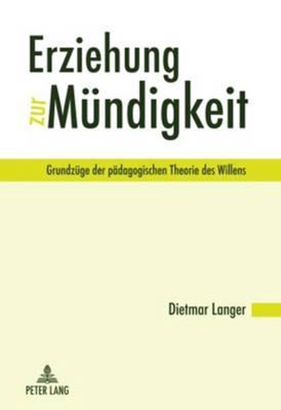 Erziehung zur Mündigkeit - cover