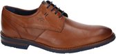 Fluchos -Heren -  cognac/caramel - geklede lage schoenen - maat 45