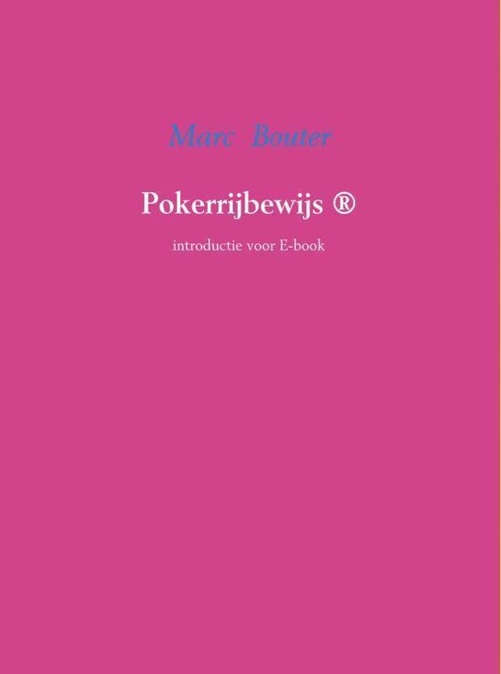 Pokerrijbewijs ® - cover