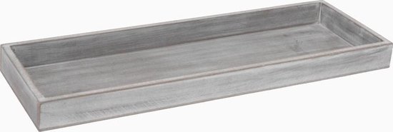 Rechthoekige grijze van hout 14 x 40 - onderbord /... | bol.com