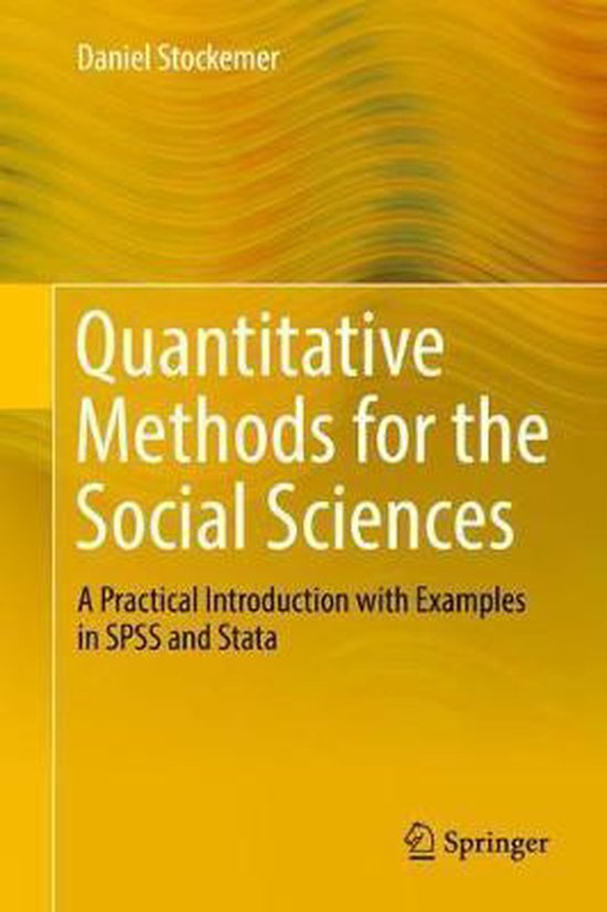 Quantitative Methods for the Social Sciences - cover