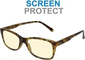 SILAC -SCREEN PROTECT - Leesbrillen voor Vrouwen en Mannen  met bescherming tegen  het blauwe licht van de schermen- 7206 - Dioptrie +4.00
