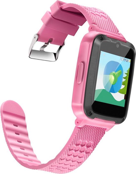 Kinder smartwatch horloge met belfunctie, SOS, GPS, camera en touchscreen |  Roze | bol.com