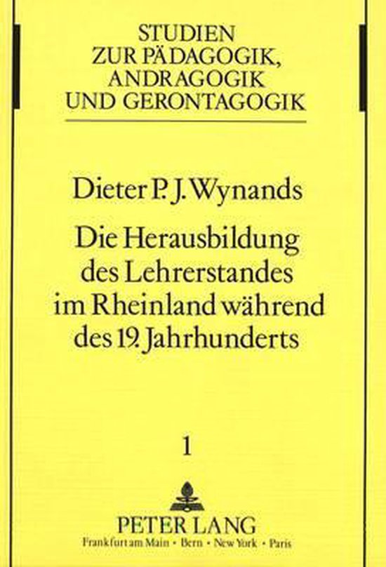 Foto: Die herausbildung des lehrerstandes im rheinland waehrend des 19 jahrhunderts 