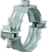 FLAM tweedelige beugel BSK, staal, uitw buisdiam 63mm