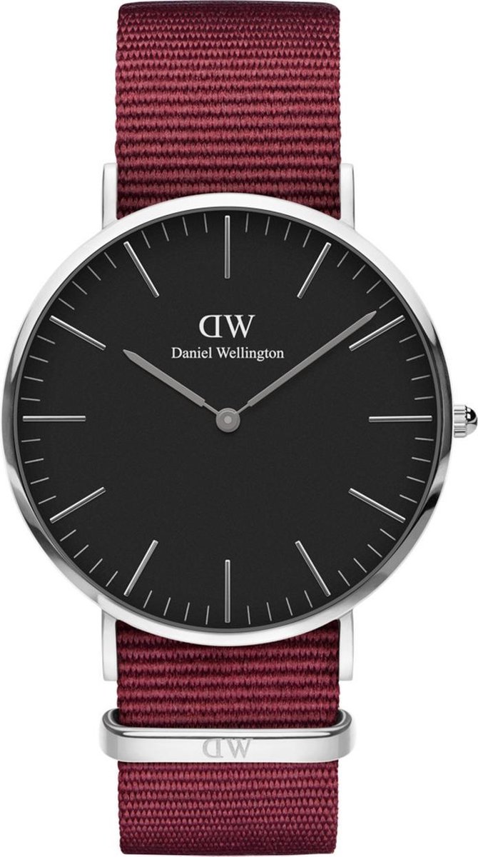 Daniel Wellington Classic Roselyn DW00100270 - Horloge - NATO - Rood - 40mm