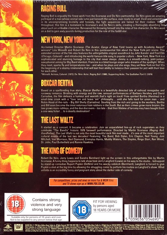 Cover van de film 'Martin Scorsese Boxset'