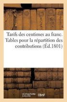 Tarifs Des Centimes Au Franc
