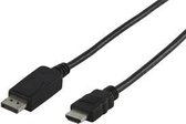 Valueline - HDMI naar Displayport kabel - 3 m - Zwart