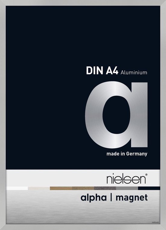 Wissellijst frontloader Nielsen Alpha Magnet aluminium formaat