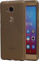 Huawei Honor 5X TPU Hoesje Transparant Grijs