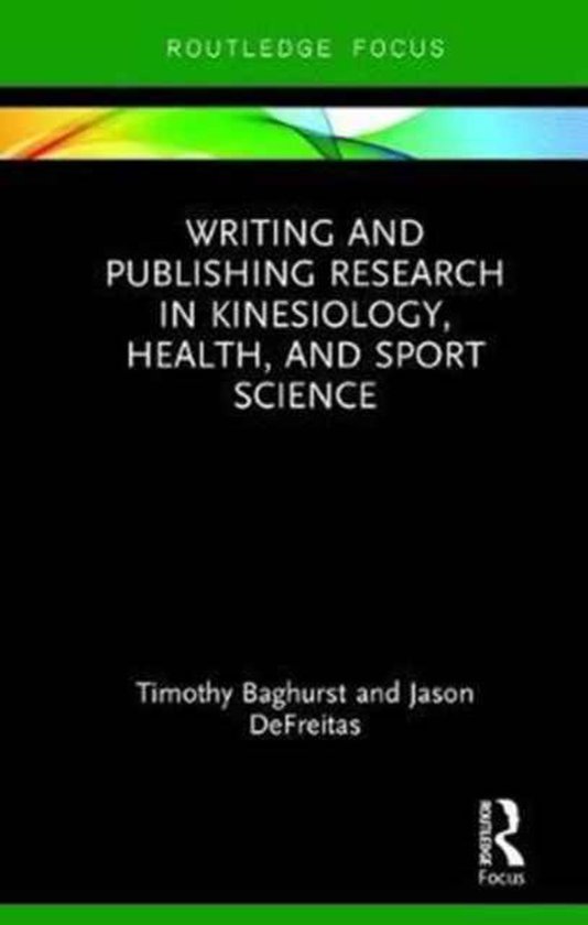 Writing and Publishing Research in Kinesiology, Health, and  ... - cover