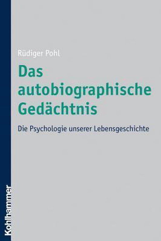 Das Autobiographische Gedachtnis - cover