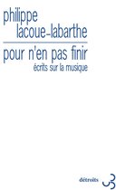 Pour n'en pas finir