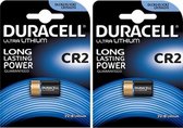 2 Stuks - Duracell CR2 EL1CR2 RLCR2 DR2R 3V Lithium batterij