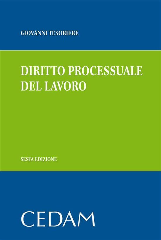 Diritto processuale del lavoro - cover
