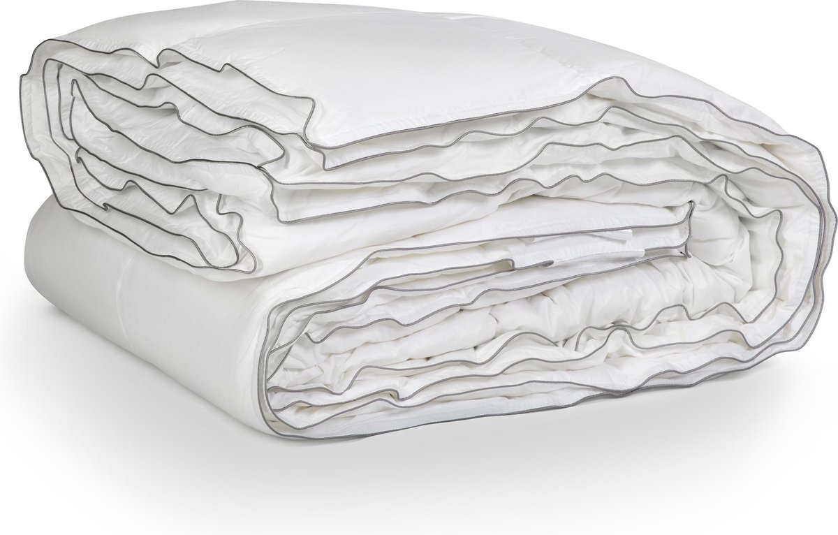 Primaviera Deluxe Percale Cotton Touch 4-Seizoenen Dekbed White - 200X200 cm