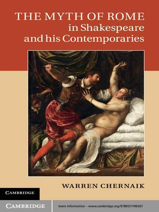 The Myth of Rome in Shakespeare and his Contemporaries - cover