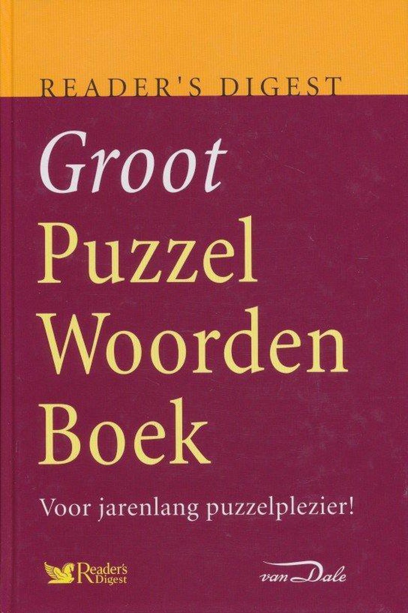 Groot Puzzelwoordenboek, Van Dale Lexicografie | 9789064078002 | Boeken |  bol.com