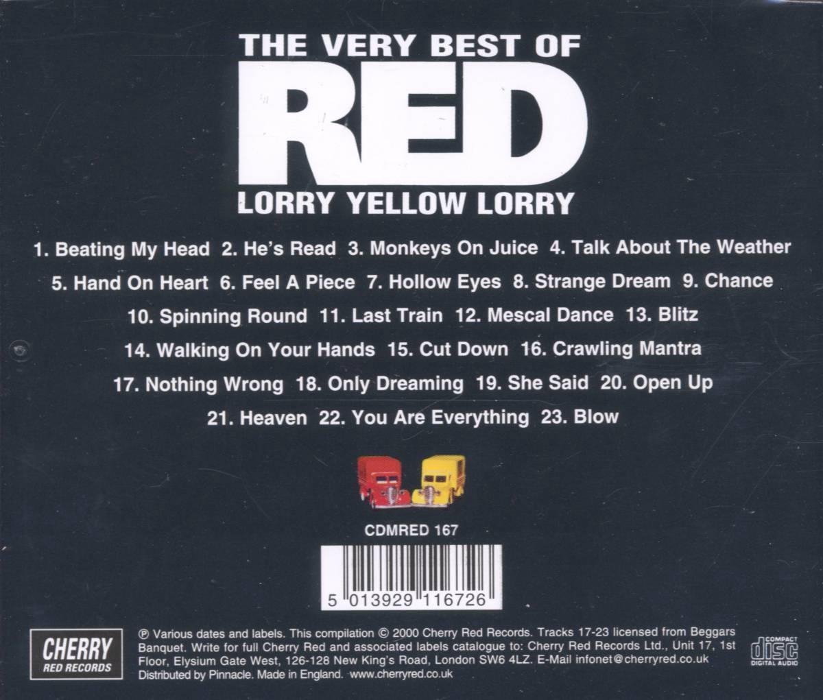 The Very Best Of Red Lorry Yellow Lorry, Red Lorry Yellow Lorry Muziek bol
