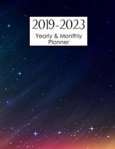 2019-2023 Yearly and Monthly Planner
