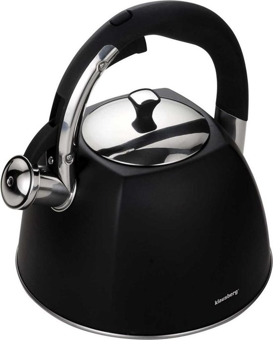 Klausberg KB-7264 fluitketel - 3L - rvs - alle warmtebronnen