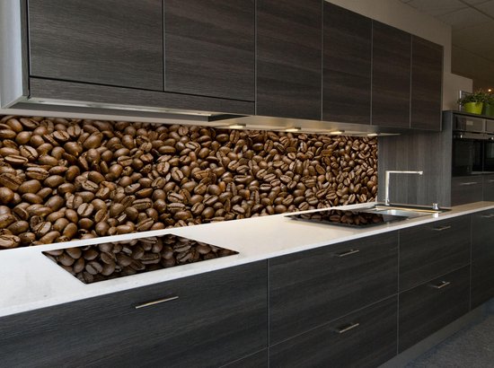 Vooraf Promotie Toevallig Keuken achterwand "Coffee Beans" 305 x 50 cm | bol.com
