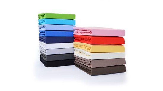 Snoozing - Katoen- Satin - Hoeslaken - Extra High - Double - 150x200 cm - Grijs