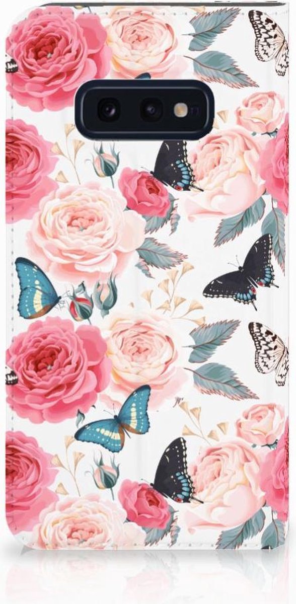Samsung Galaxy S10e Smart Cover Butterfly Roses