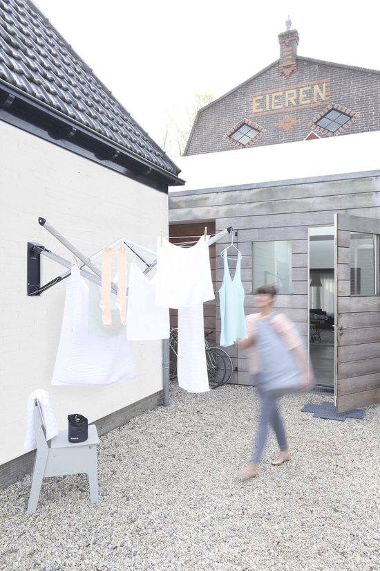 Brabantia WallFix Wanddroger met Beschermhoes 24 m