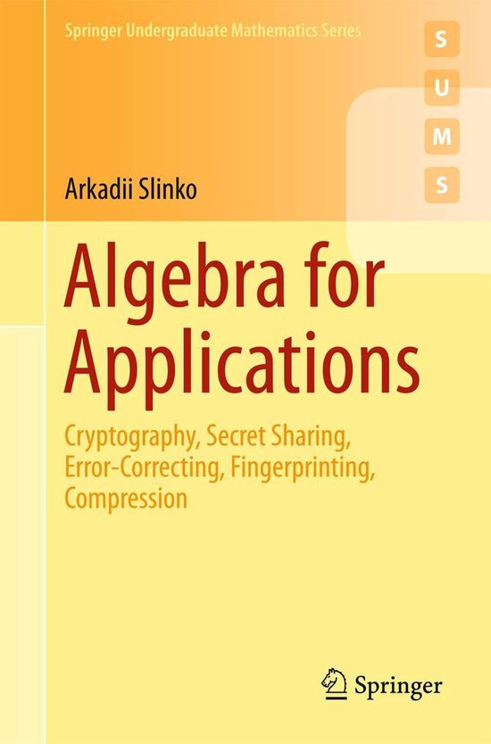 Mathematics and Statistics (R0) - Algebra for Applications - cover