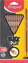 13x Maped Black'Peps potlood HB, blister met 10 stuks