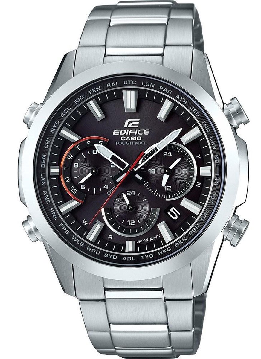 Casio Edifice EQW-T650D-1AER Horloge - Staal - Zilverkleurig - Ø 43 mm