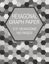 Hexagonal Graph Paper 0.5 Hexagons 150 Pages: Organic Chemistry Notebook