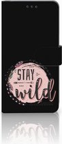 Geschikt voor Samsung Galaxy A7 (2018) Bookcase Hoesje Boho Stay Wild