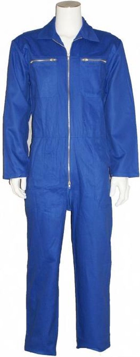 Yoworkwear Overall 100% katoen met rits korenblauw maat 55
