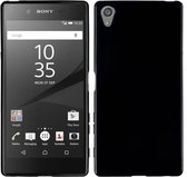 Sony Xperia Z5 Premium hoesje dark Silicone Case Zwart