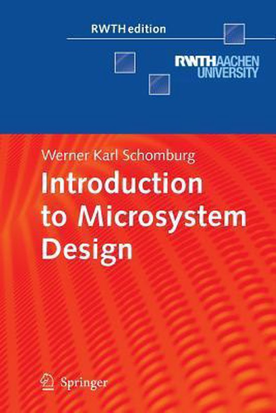 Microsystem Design Introduction to Microsystem Design | 9783642268526 | Werner Karl ...