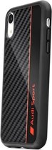 Original AUDI Carbon fiber case Geschikt voor iPhone 7/ 8 -Plus - Zwart
